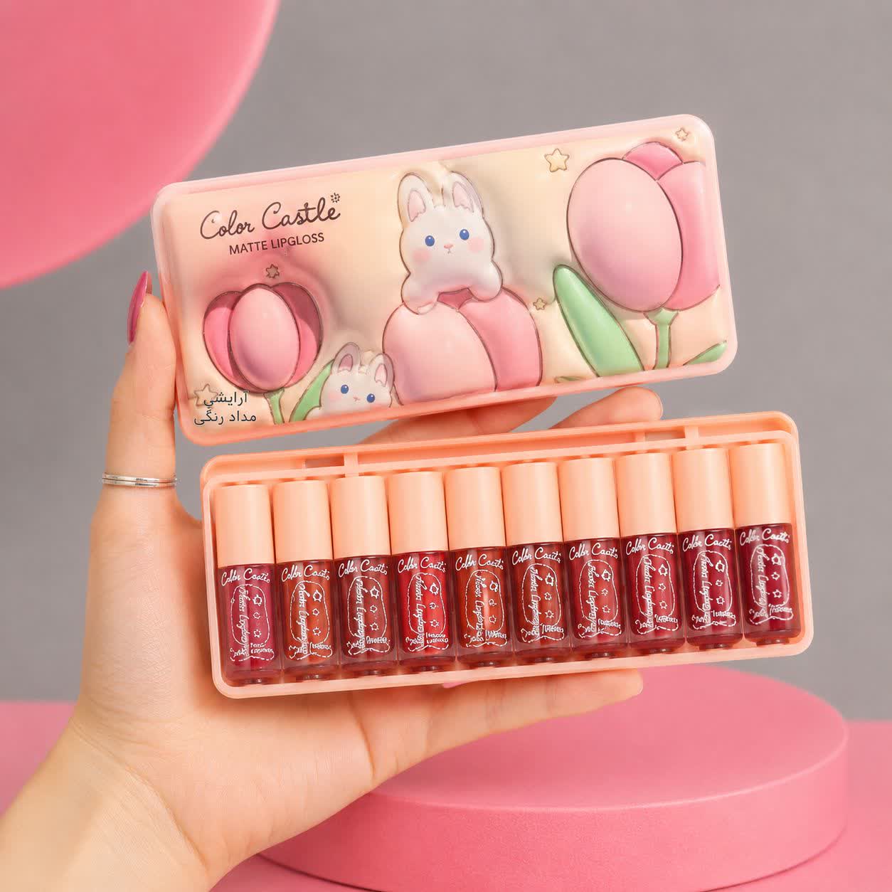 لیپ گلاس فانتزی طرح خرگوش 🐇  این پالت مینی ،ده رنگ عالی و دلبر مناسب هرسلیقه ای رو داره 💖  https://eitaa.com/Mahsolat_naderi
