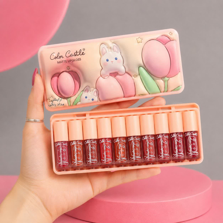 لیپ گلاس فانتزی طرح خرگوش 🐇 این پالت مینی ،ده رنگ عالی و دلبر مناسب هرسلیقه ای رو داره 💖 https://eitaa.com/Mahsolat_naderi